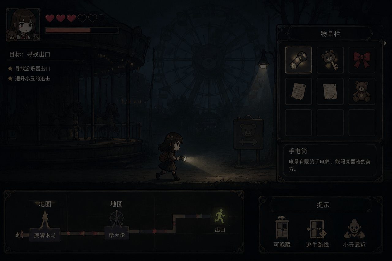 黑暗游乐园 操作界面 画面 3