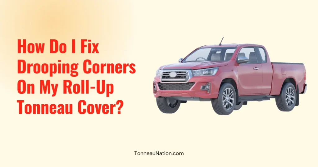 Fix Drooping Corners Roll Up Tonneau