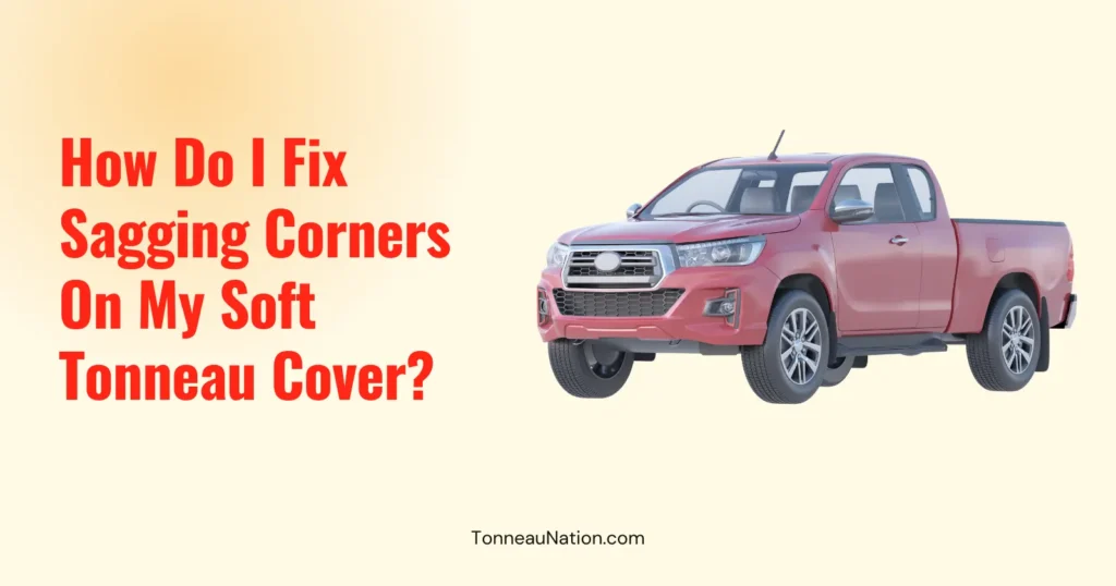 Fix Sagging Corners Soft Tonneau