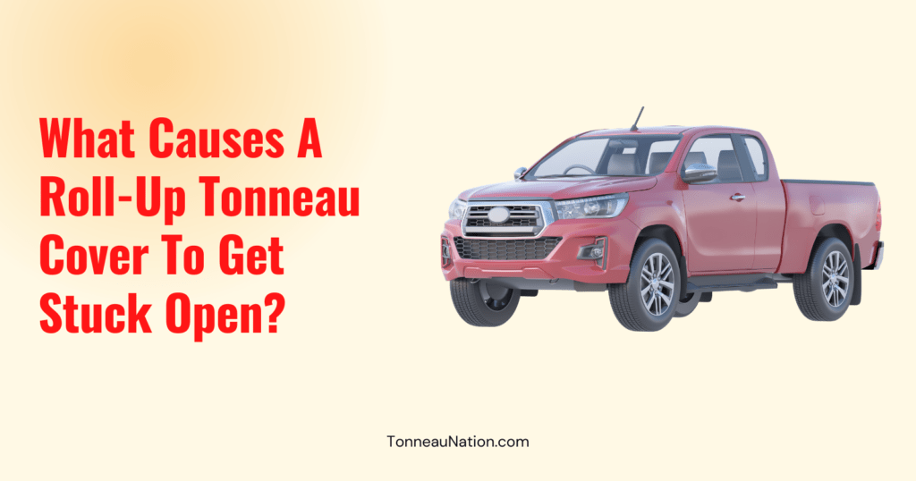Roll Up Tonneau Stuck Open