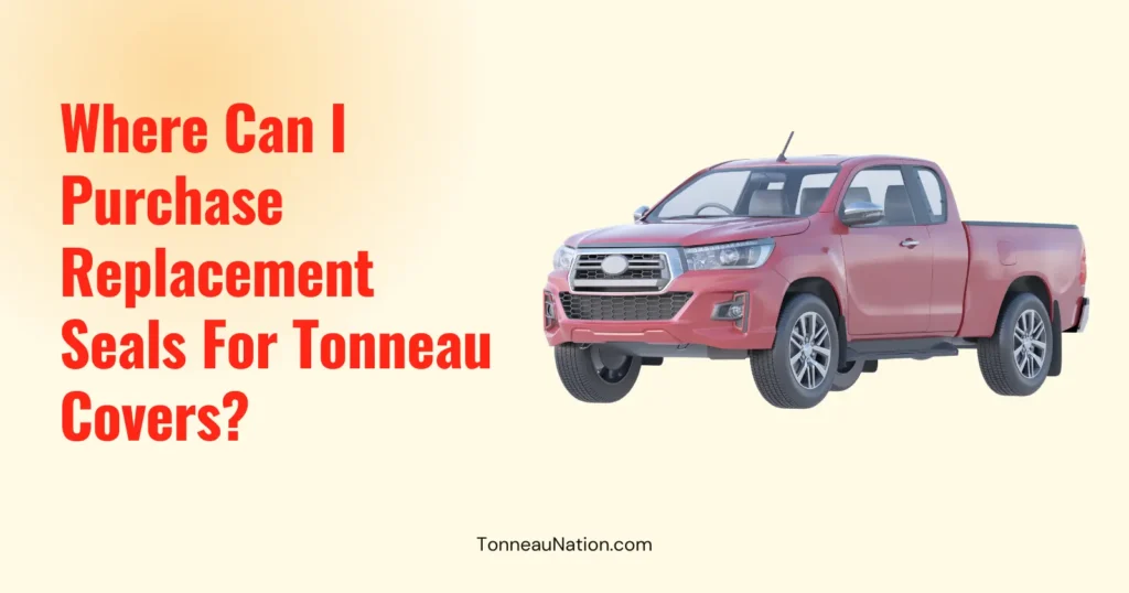 Replacement Seals For Tonneaus