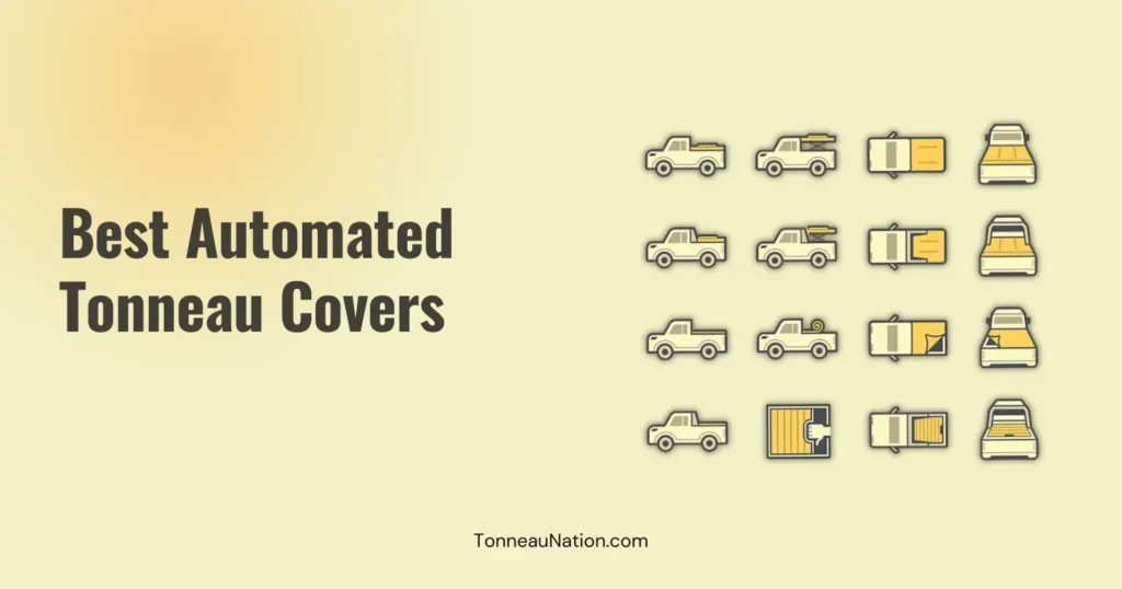 Automated opening tonneau cover