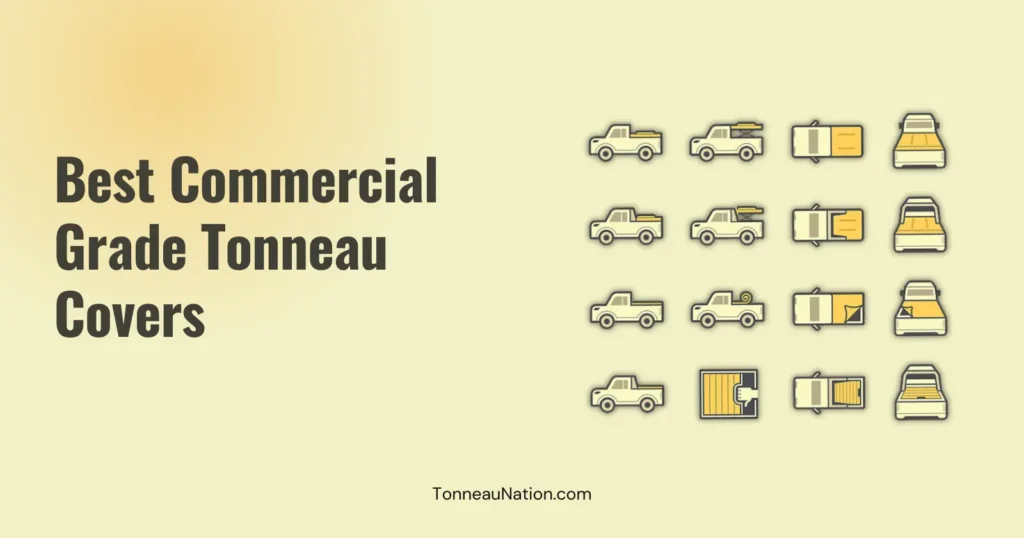 Commercial grade tonneau cover