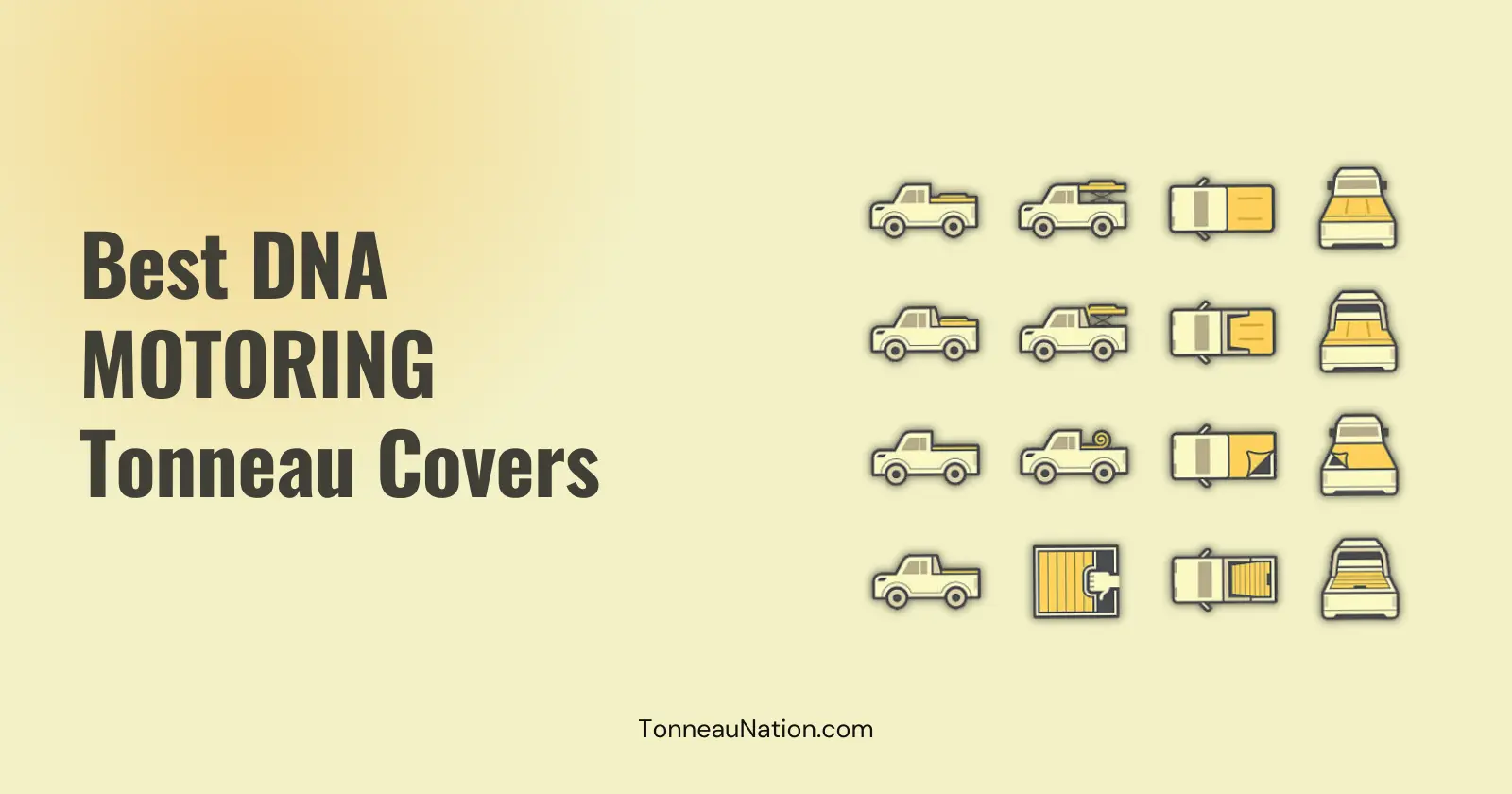 Tonneau cover from DNA MOTORING brand