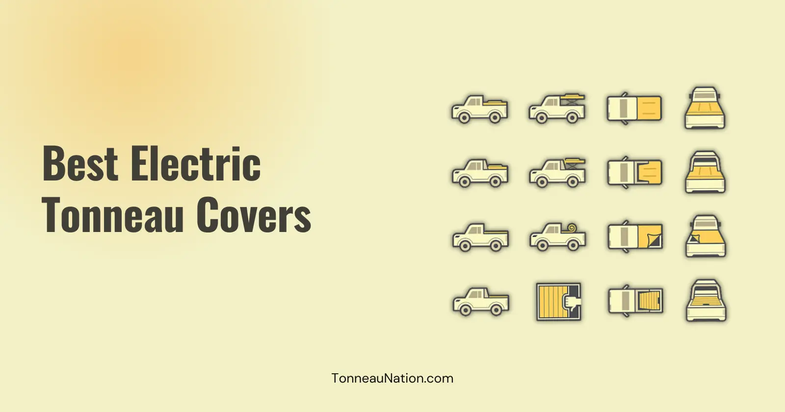 Electric powered tonneau cover