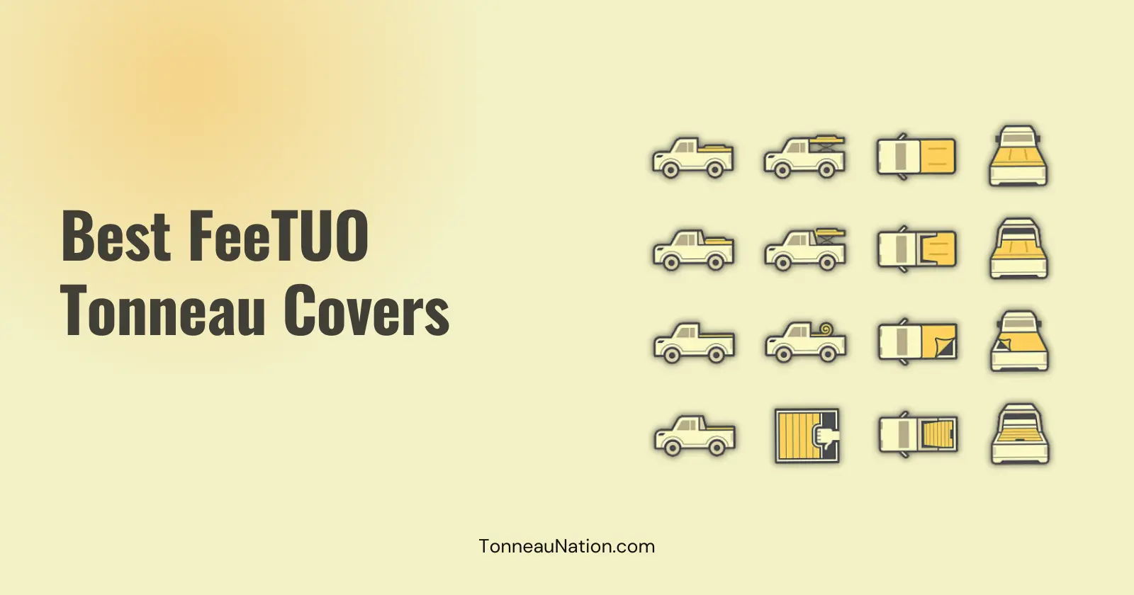 Tonneau cover from FeeTUO brand
