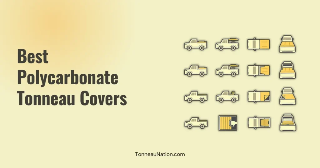 Polycarbonate tonneau cover