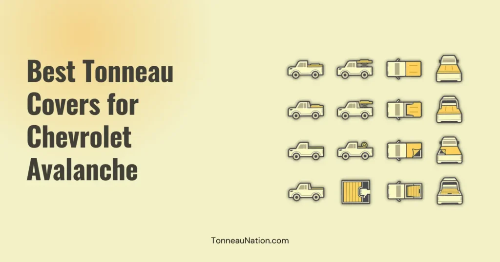 Tonneau cover for Chevrolet Avalanche