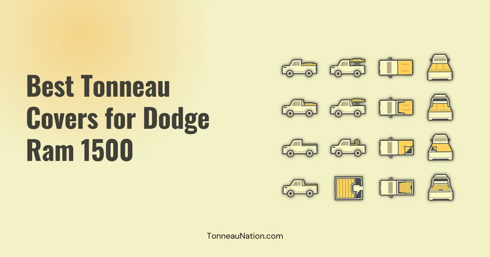 Tonneau cover for Dodge Ram 1500