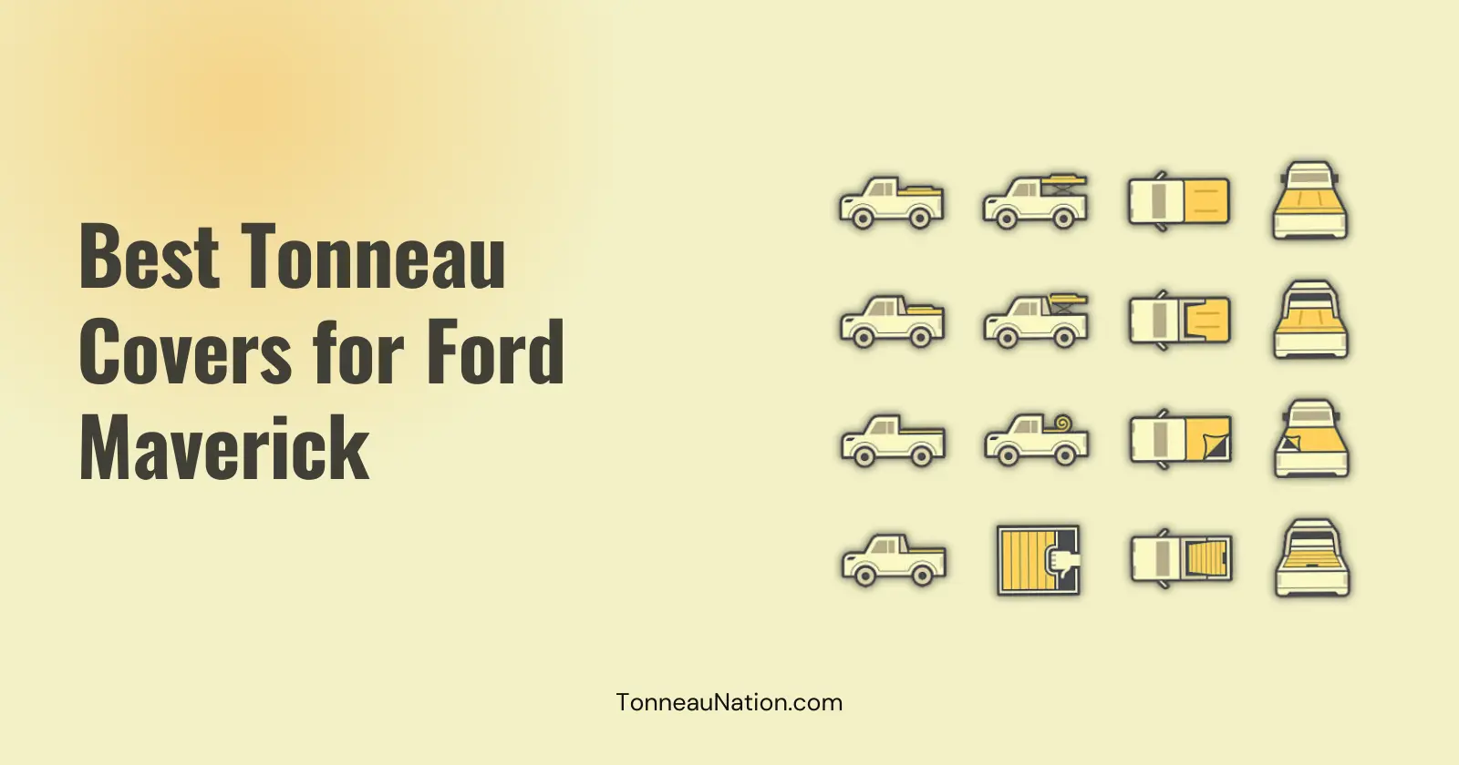 Tonneau cover for Ford Maverick