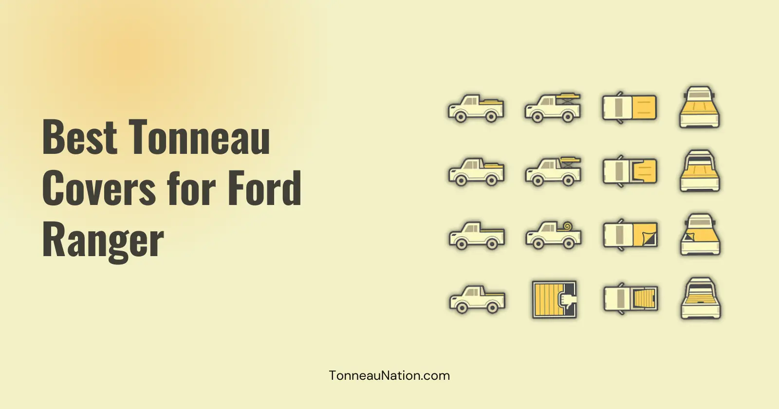 Tonneau cover for Ford Ranger