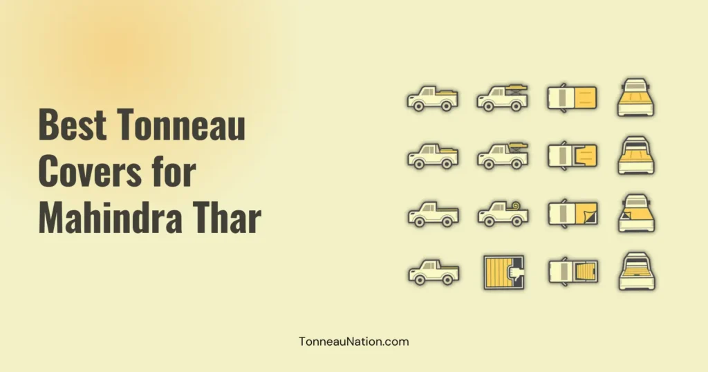 Tonneau cover for Mahindra Thar