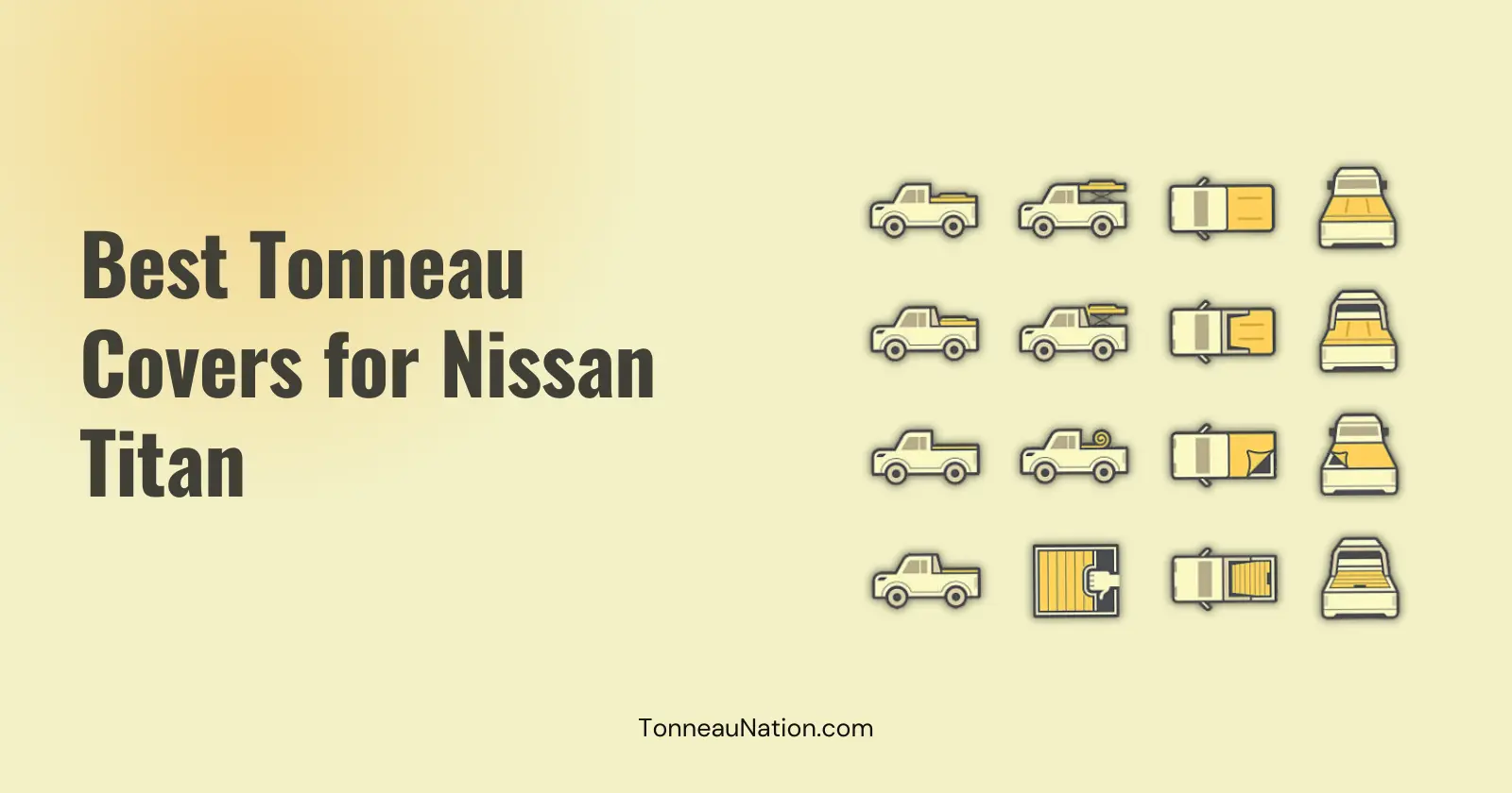 Tonneau cover for Nissan Titan