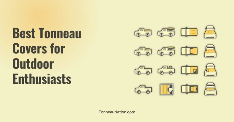 Tonneau cover for outdoor enthusiasts