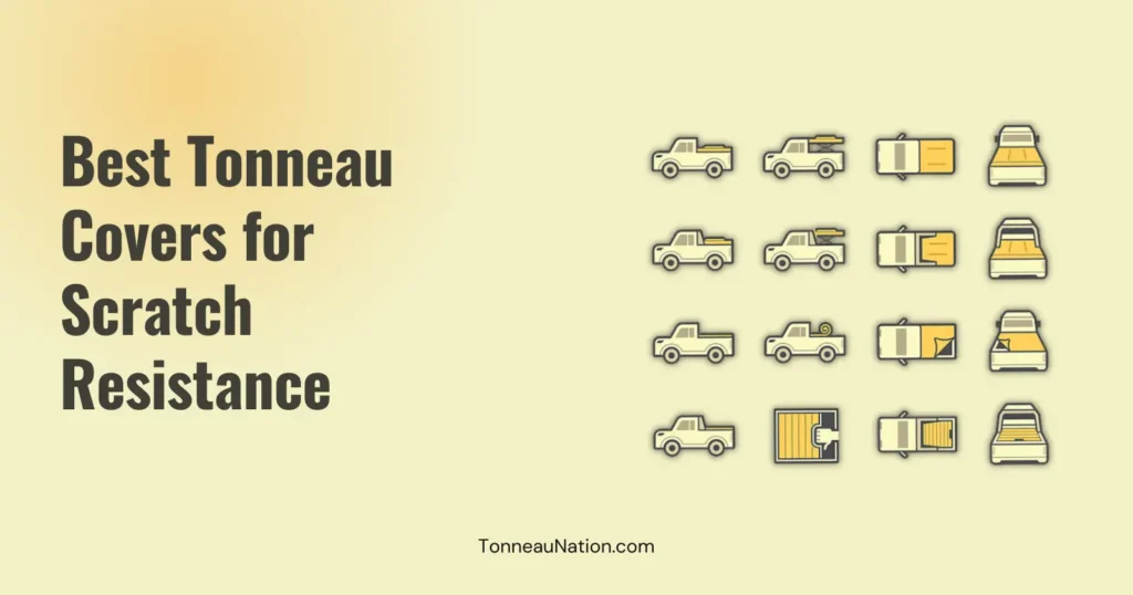 Scratch resistant tonneau cover