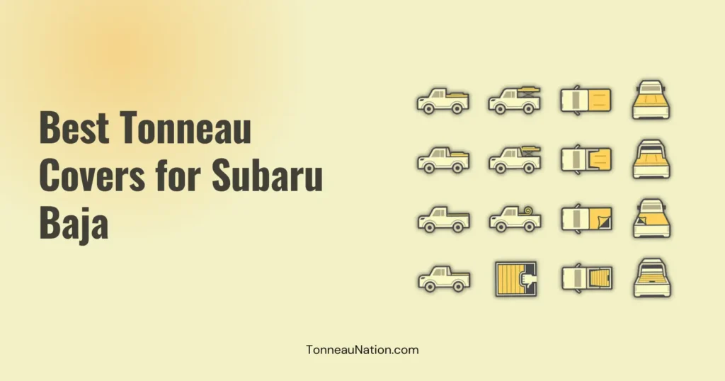 Tonneau cover for Subaru Baja