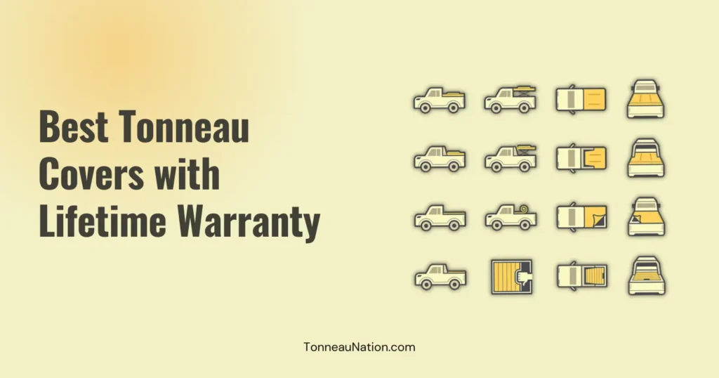Tonneau cover with lifetime warranty