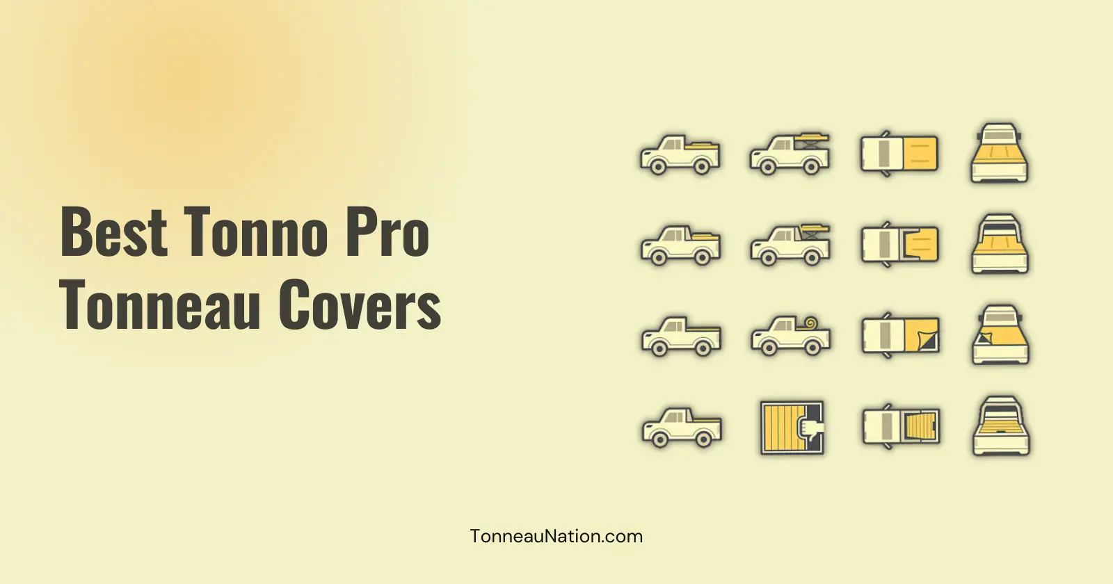 Tonneau cover from Tonno Pro brand