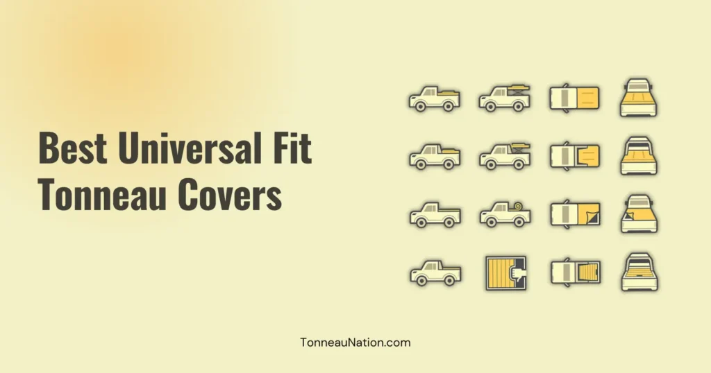 Universal fit tonneau cover