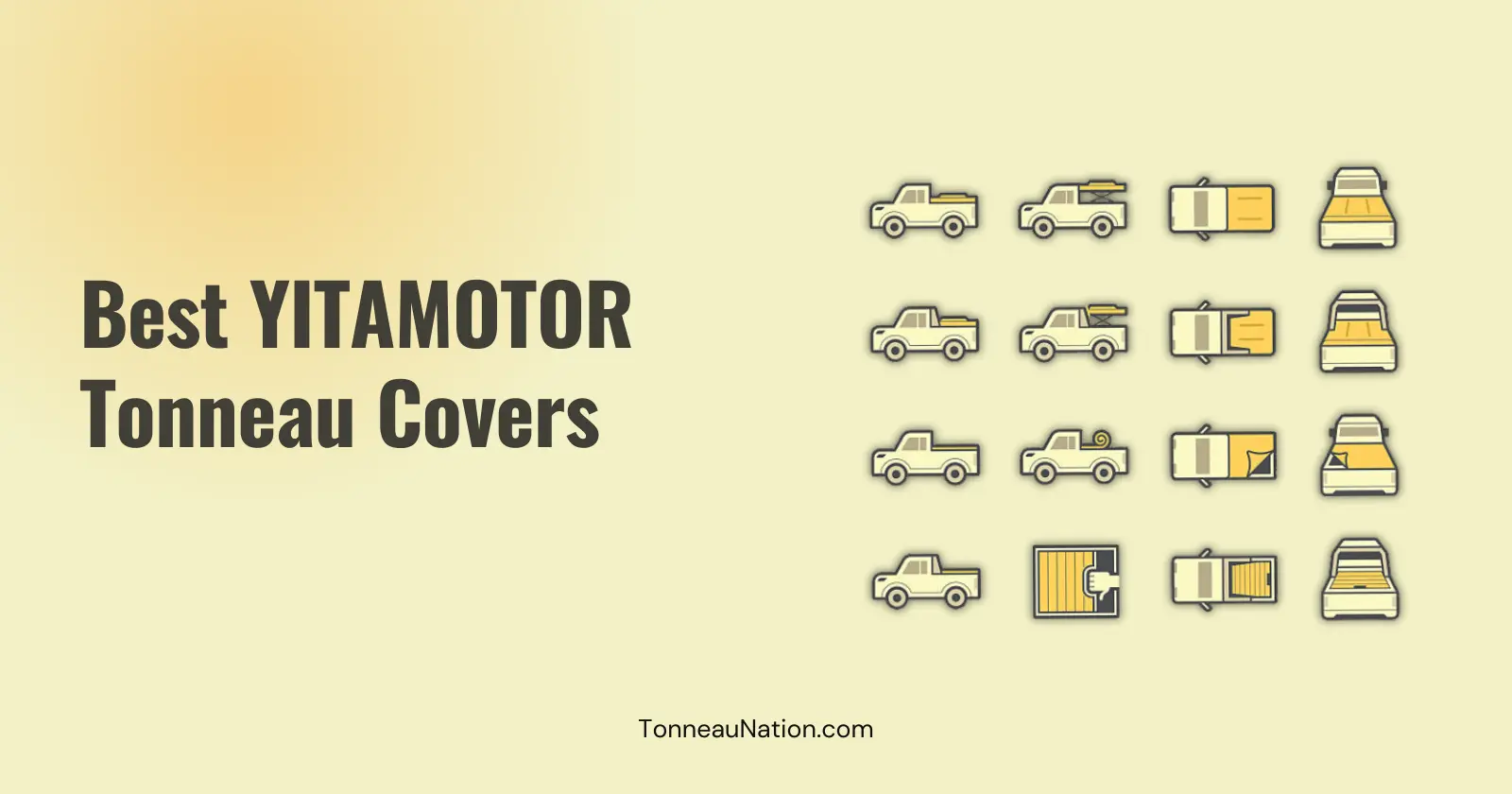 Tonneau cover from YITAMOTOR brand